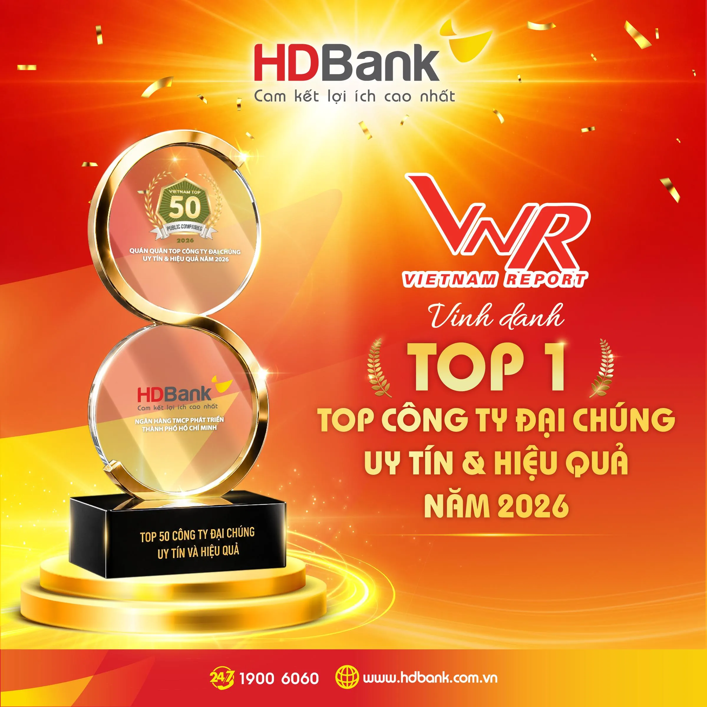 Gia nhập nhóm ngân hàng có quy mô tài sản trên 1 triệu tỷ đồng, HDBank tiếp tục nâng tầm chất lượng tăng trưởng