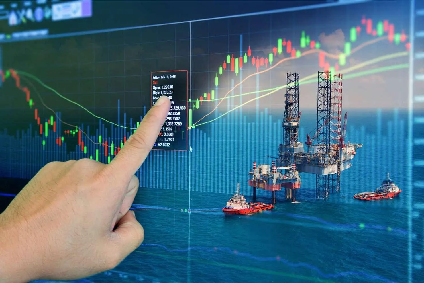 Cổ phiếu dầu khí dẫn sóng, VN-Index tăng 7 điểm giữa thanh khoản thị trường thấp