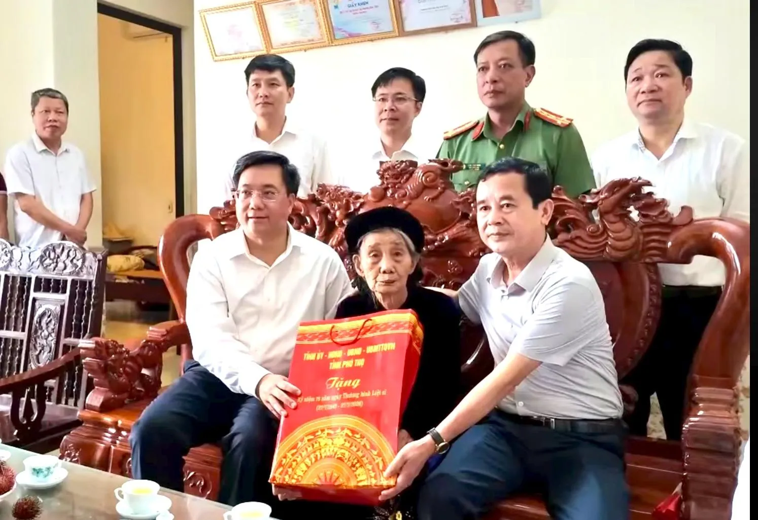 Phú Thọ tri ân các gia đình chính sách nhân dịp 79 năm ngày Thương binh - Liệt sỹ