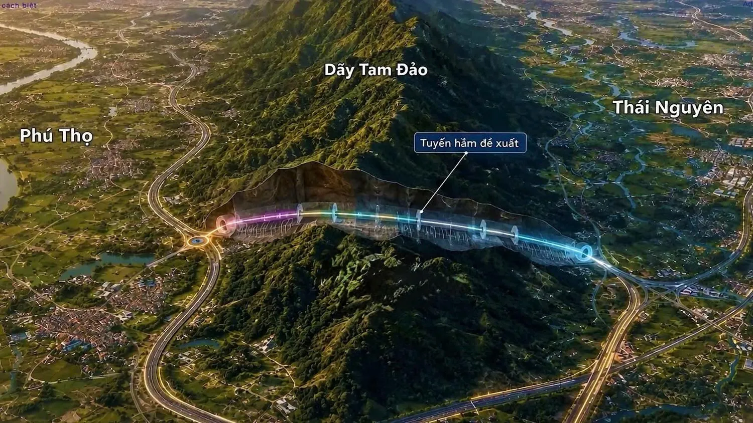 Tập đoàn Đèo Cả đề xuất làm Dự án hầm đường bộ Tam Đảo 5.800 tỷ