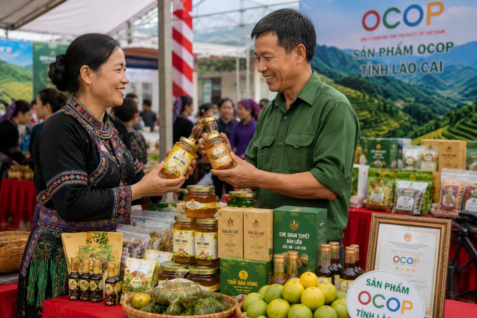 Tỉnh Lào Cai mở rộng thị trường, nâng giá trị nông sản và sản phẩm thương hiệu OCOP