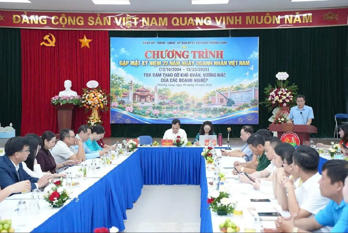 Phường Láng (Hà Nội): Tọa đàm mở ra kênh đối thoại trực tiếp tháo gỡ khó khăn, vướng mắc của các doanh nghiệp