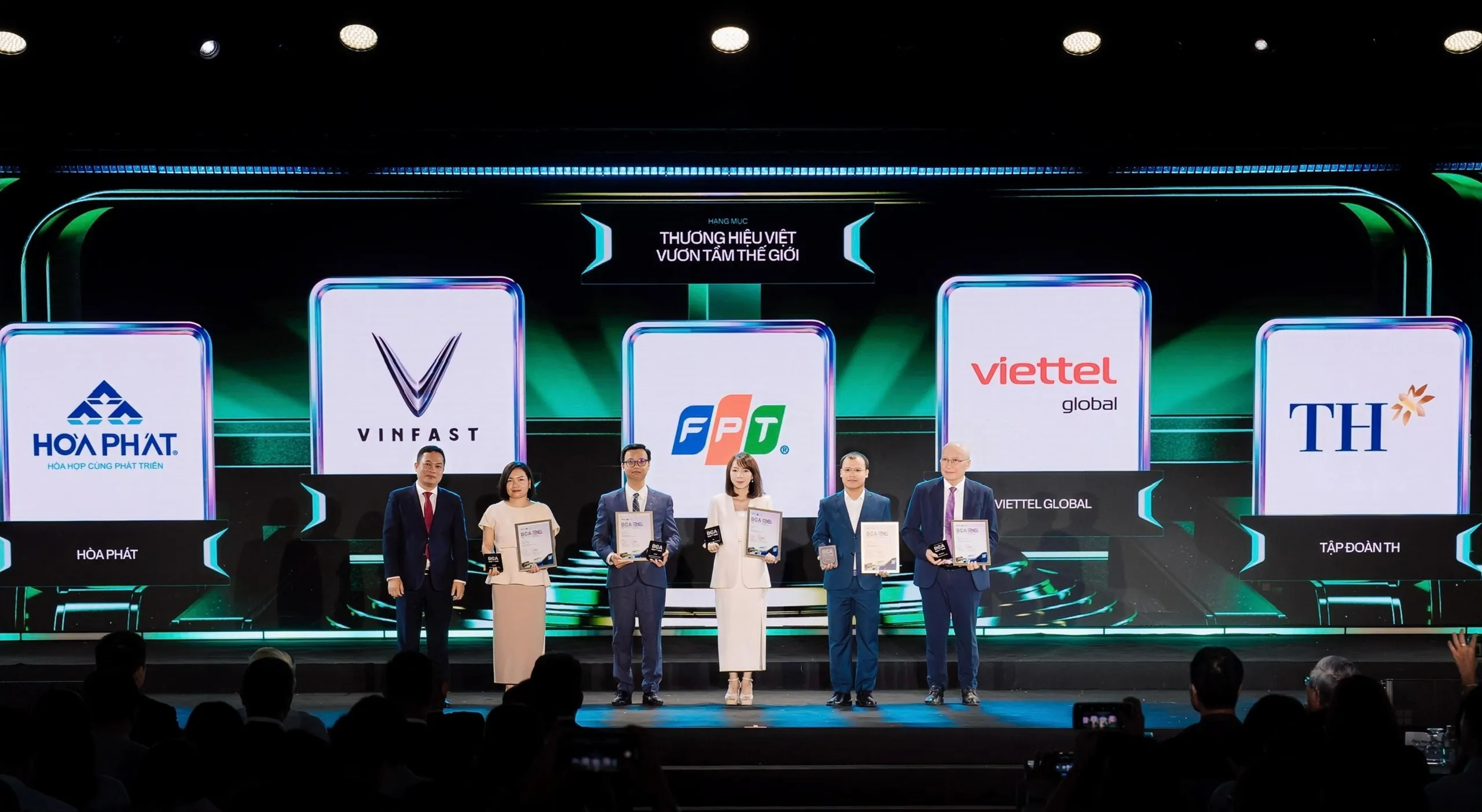 TH true MILK, Viettel Global, FPT, VinFast và Hòa Phát được vinh danh 'Thương hiệu Việt vươn tầm Thế giới' tại Better Choice Awards 2026