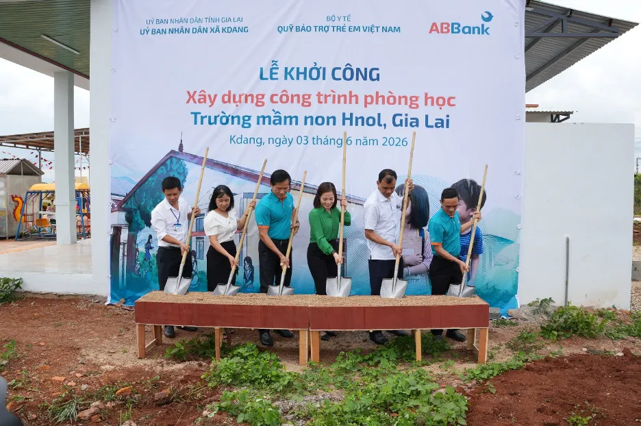 ABBank xây dựng phòng học mới, tiếp sức trẻ em vùng đồng bào dân tộc thiểu số