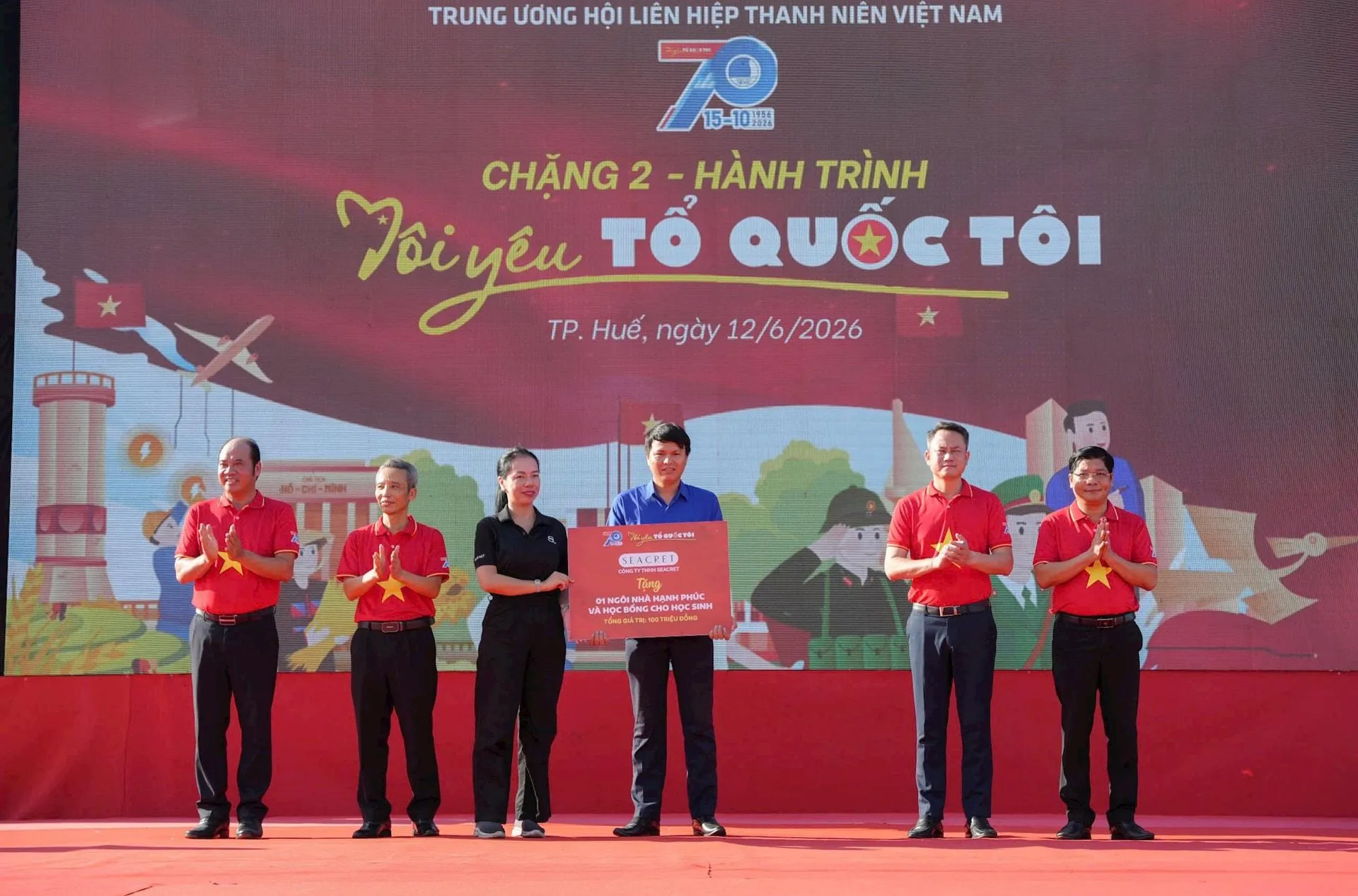 Hành trình “Tôi yêu Tổ quốc tôi” lan tỏa giá trị nhân văn qua các công trình an sinh