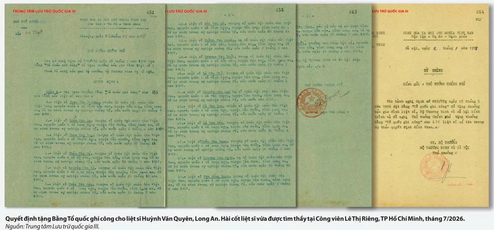 Cục Văn thư và Lưu trữ nhà nước đưa vào vận hành hệ thống tra cứu trực tuyến 72.000 hồ sơ, kỷ vật cán bộ đi B