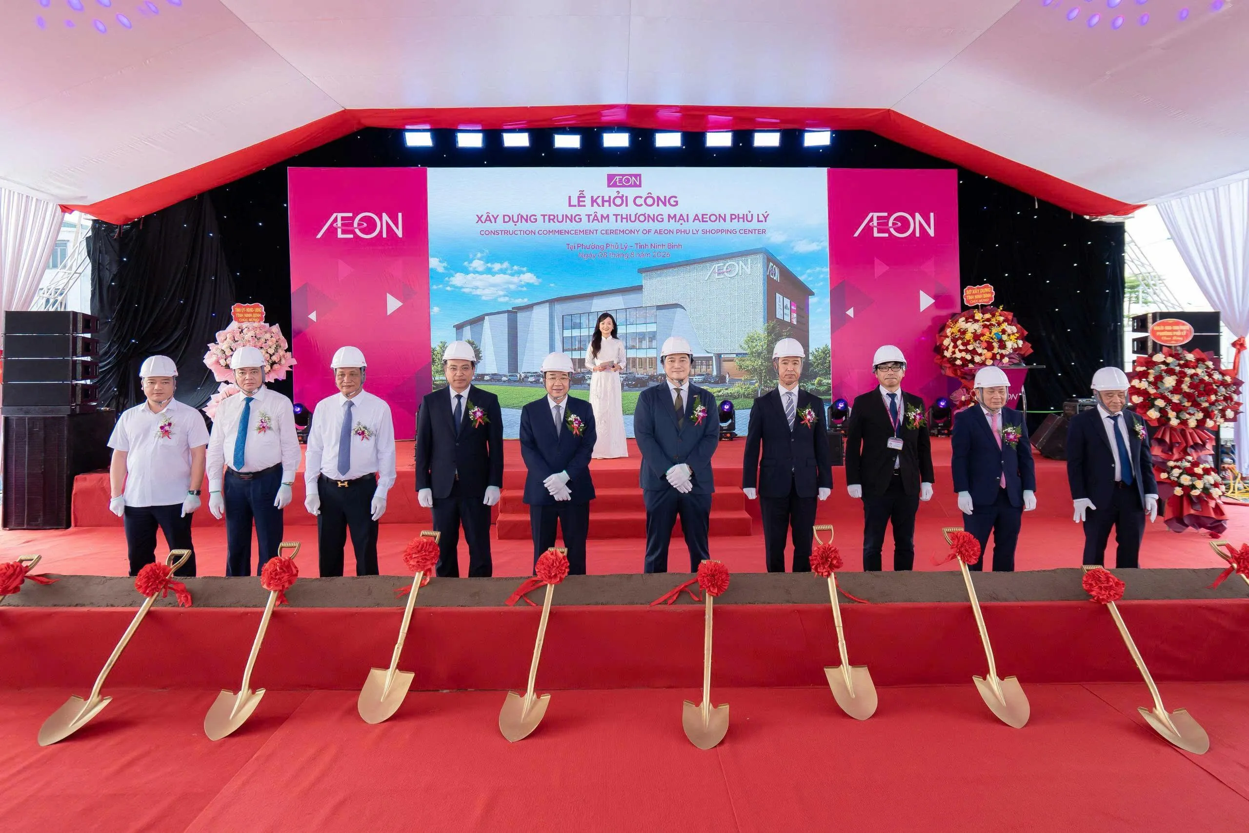 AEON khởi công trung tâm thương mại hơn 940 tỷ đồng tại Phủ Lý