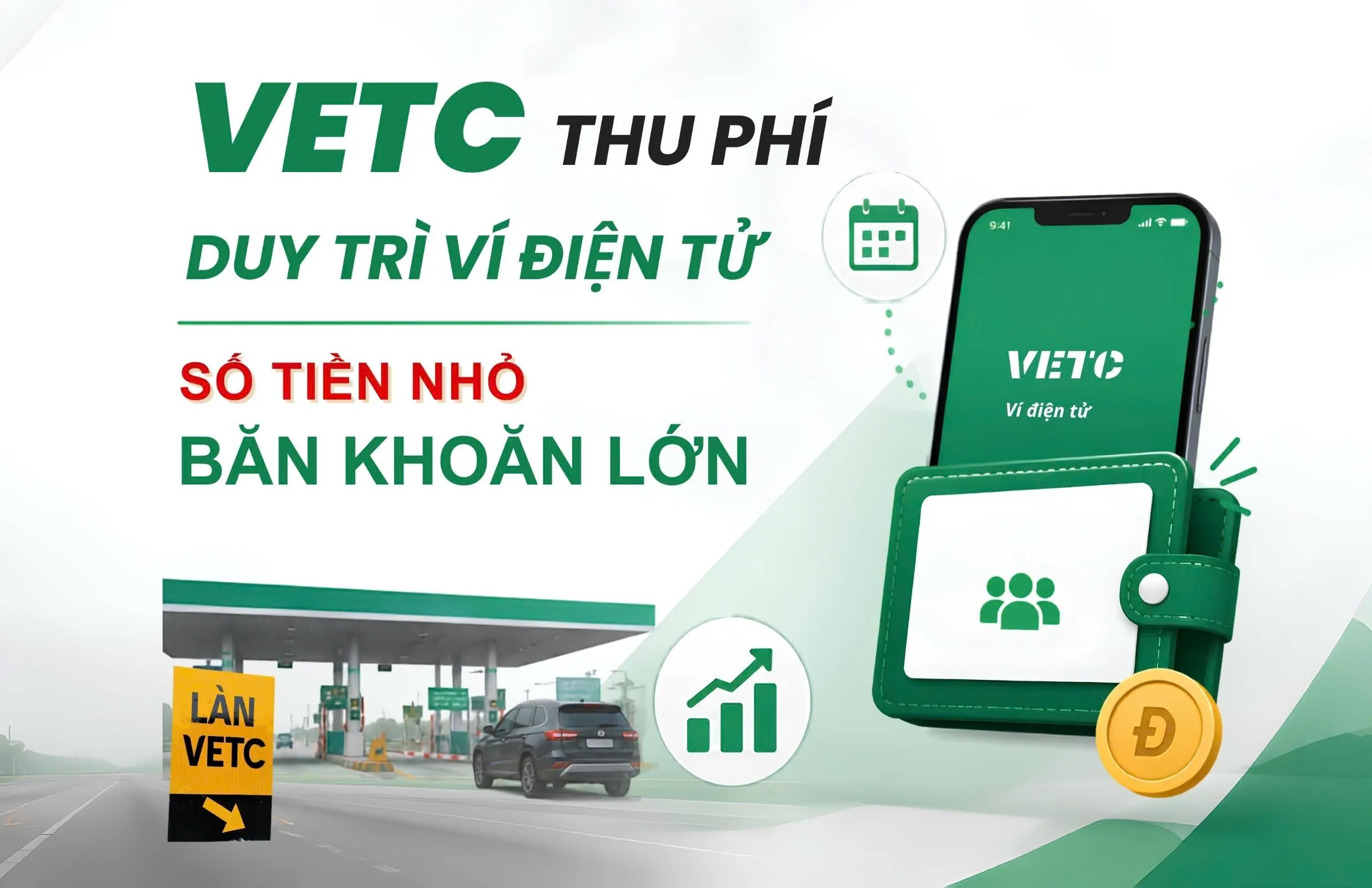 VETC thu phí duy trì ví điện tử: Số tiền nhỏ, băn khoăn lớn