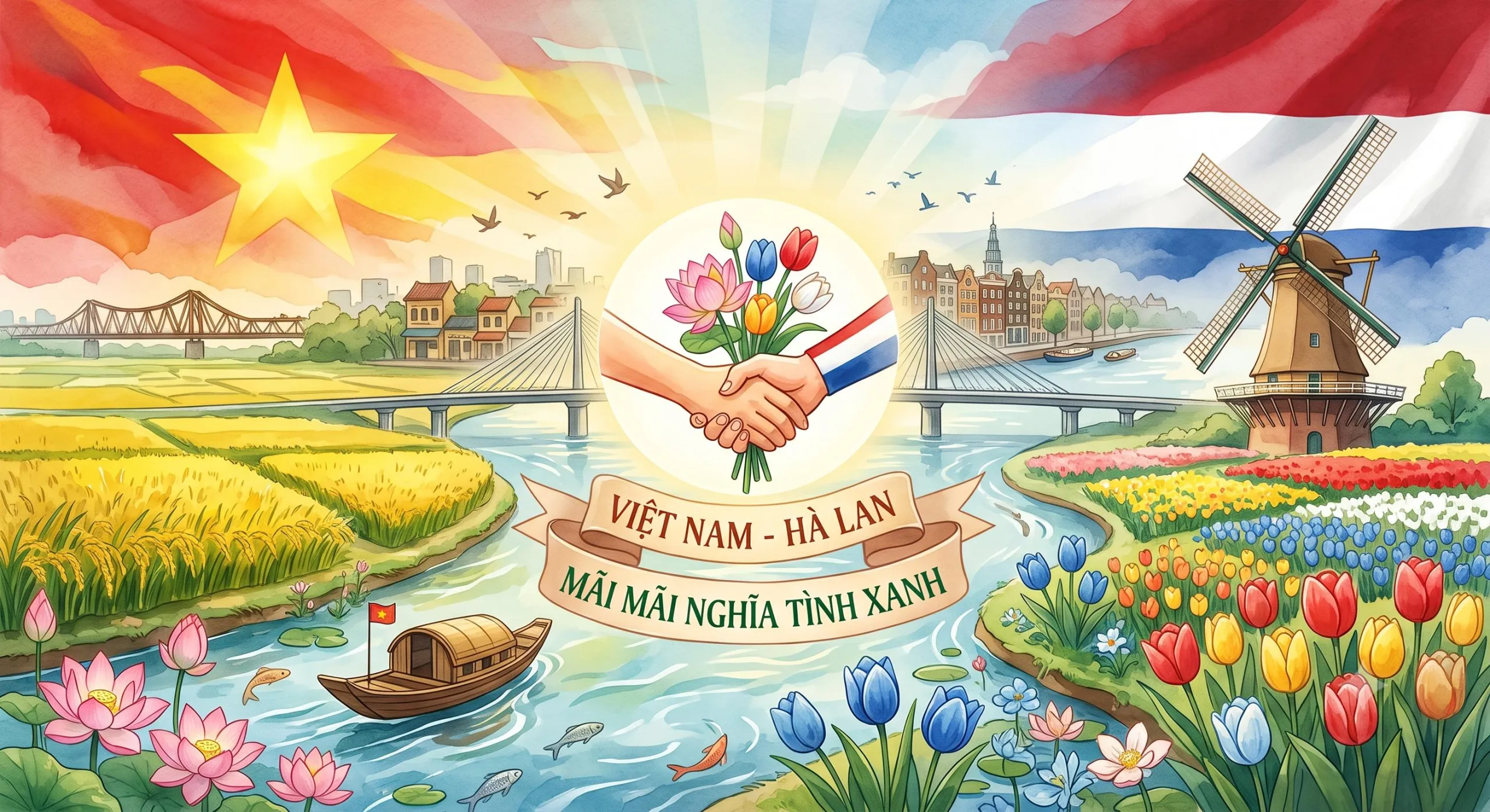 Giai điệu nghĩa tình xanh Việt Nam - Hà Lan