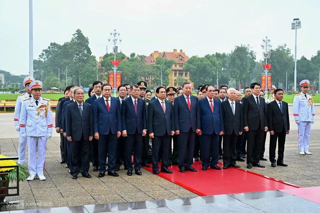81 năm Quốc khánh: Lãnh đạo Đảng, Nhà nước vào Lăng viếng Chủ tịch Hồ Chí Minh