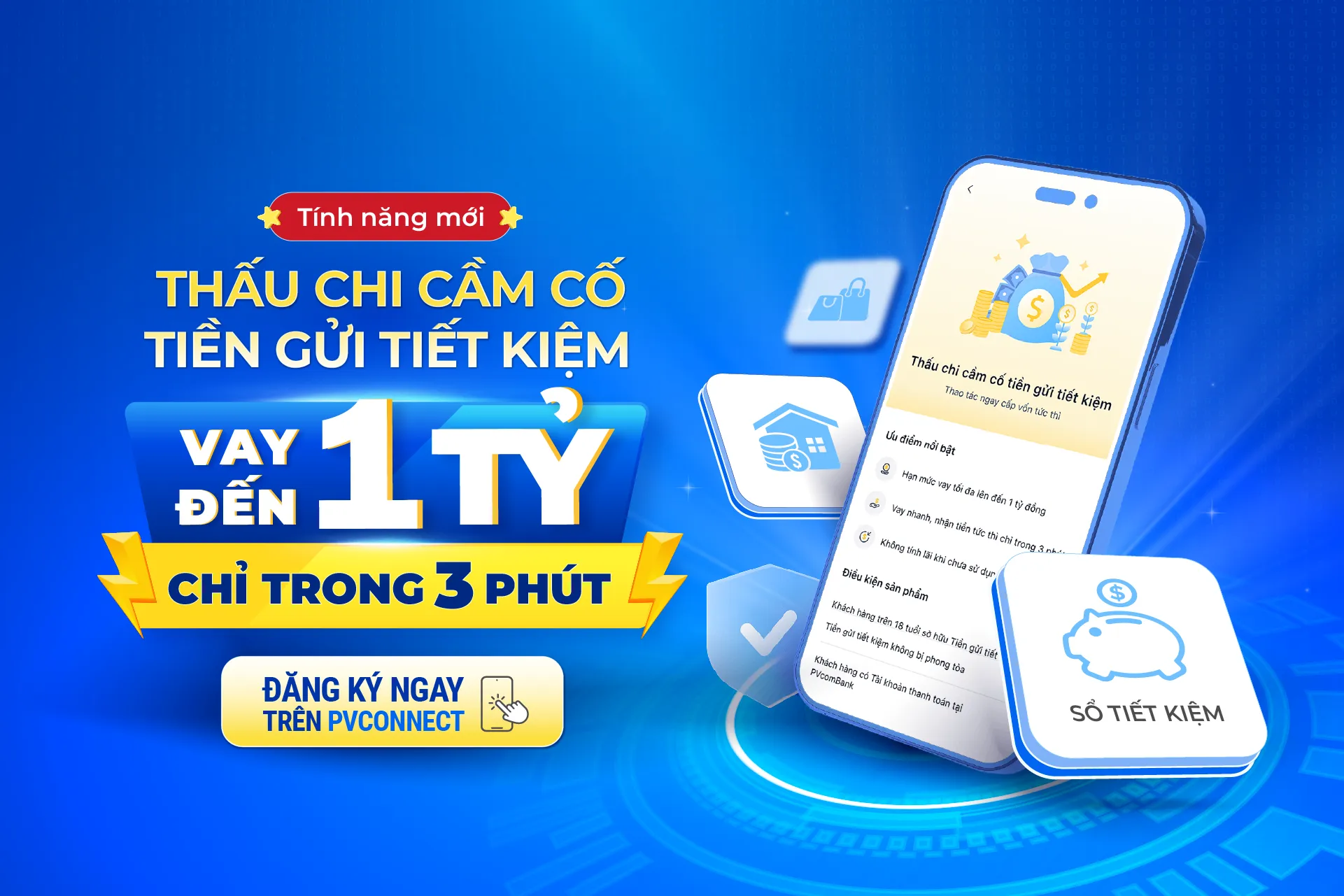 PVcomBank triển khai sản phẩm tín dụng thấu chi cầm cố tiền gửi tiết kiệm