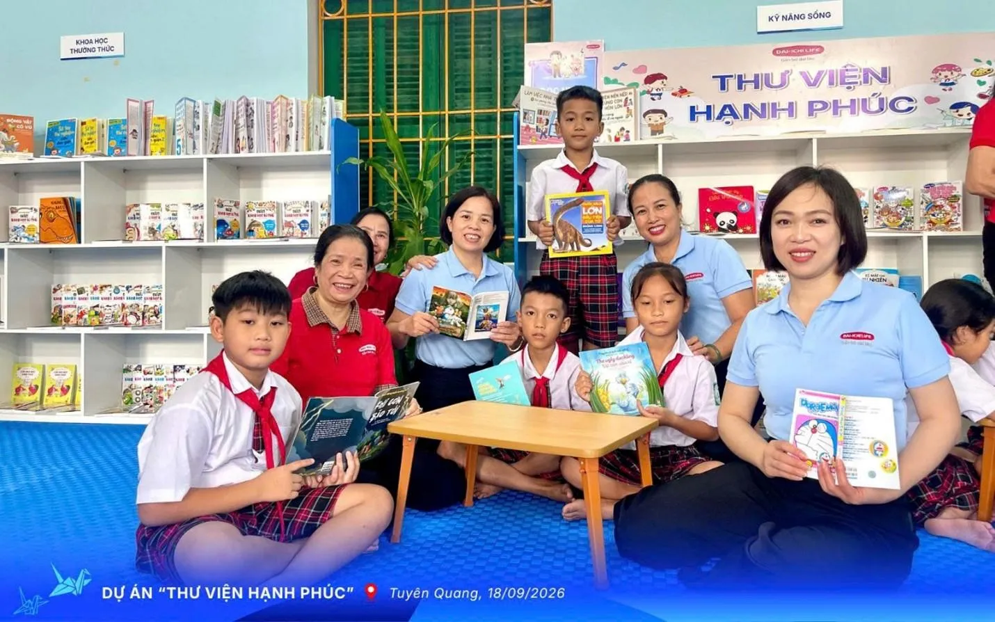 Daiichi Life Việt Nam hoàn thành Dự án “Thư viện Hạnh phúc” tại 11 trường học trên toàn quốc