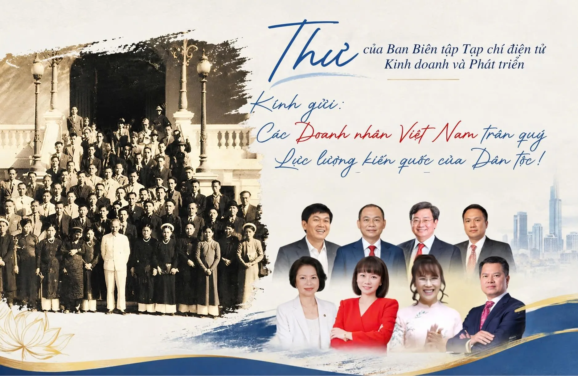 Doanh nhân Việt Nam - Bản lĩnh vươn tầm và khát vọng bứt phá trong kỷ nguyên mới của dân tộc