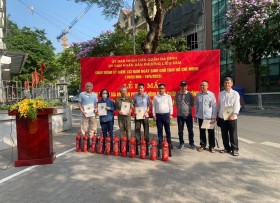 Phường Liễu Giai: Ra mắt mô hình “Tổ liên gia an toàn PCCC” và “Điểm chữa cháy công cộng”