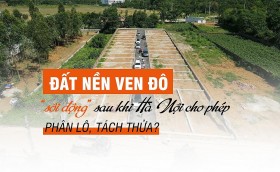 Đất nền ven đô dần 'sôi động' sau khi Hà Nội cho phép phân lô, tách thửa trở lại