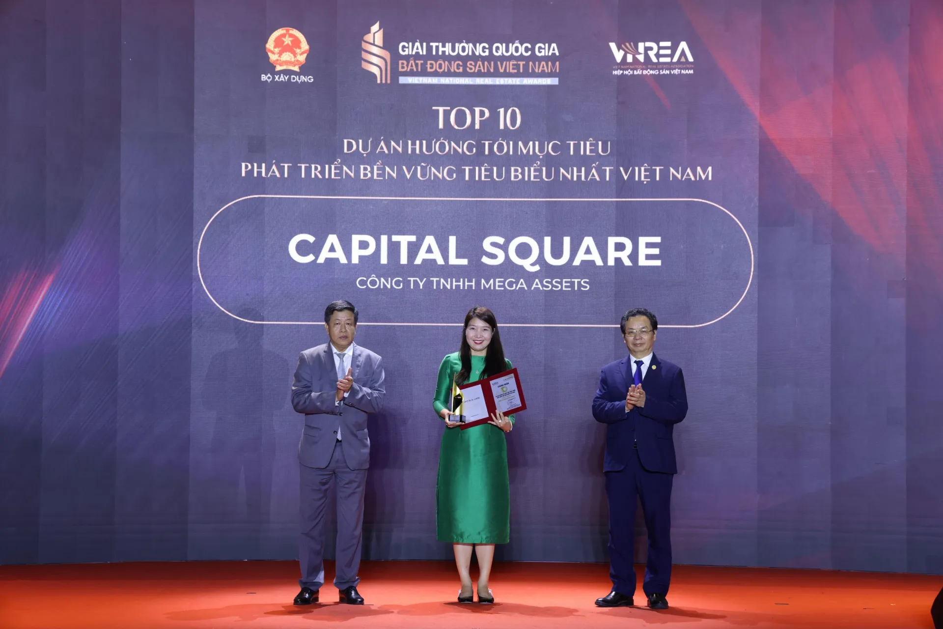 Capital Square được vinh danh Top 10 Dự án Hướng tới Mục tiêu Phát triển Bền vững Tiêu biểu Nhất Việt Nam