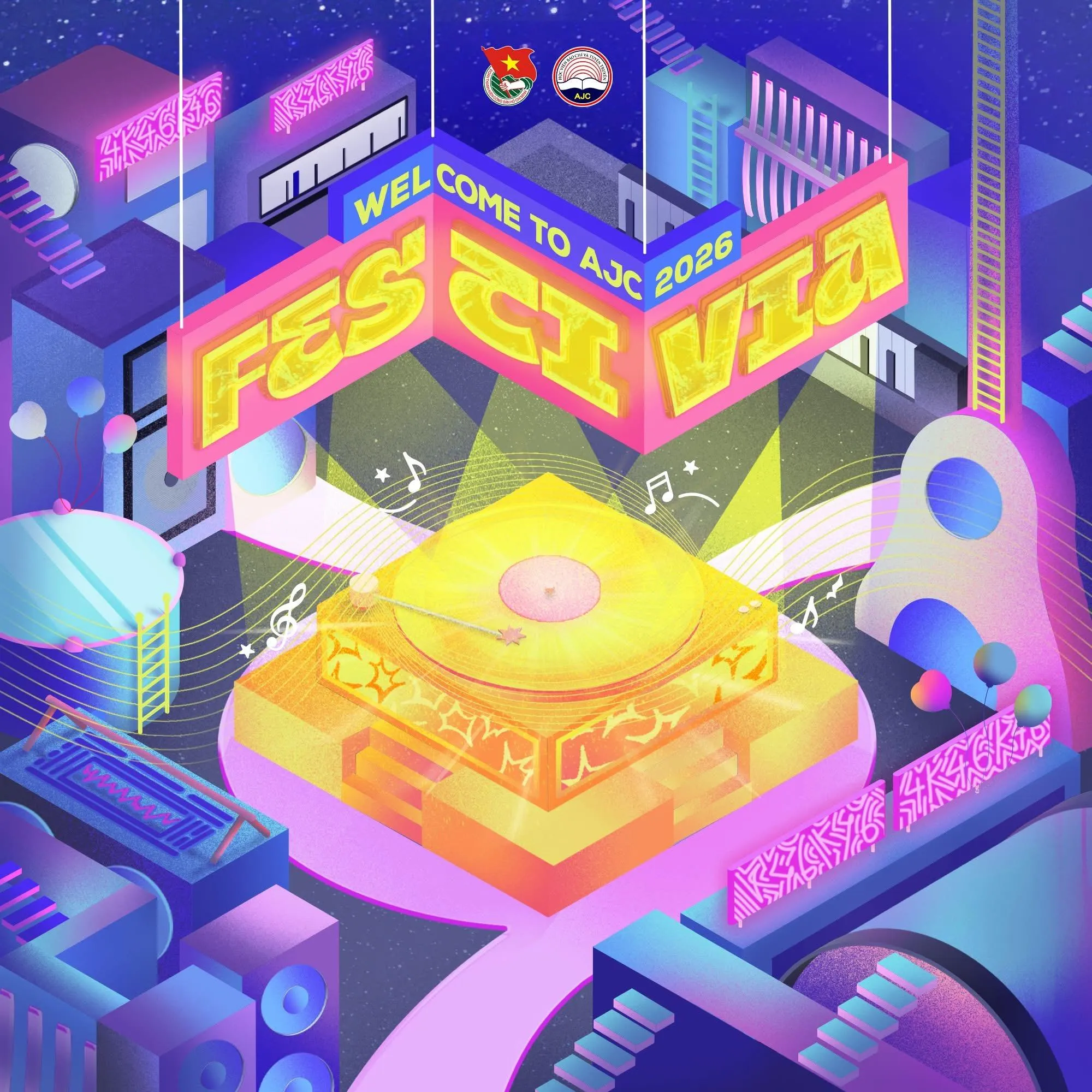 Muôn vàn sắc màu cá tính của tân sinh viên trường Báo xuất hiện tại Minigame MARQUEE