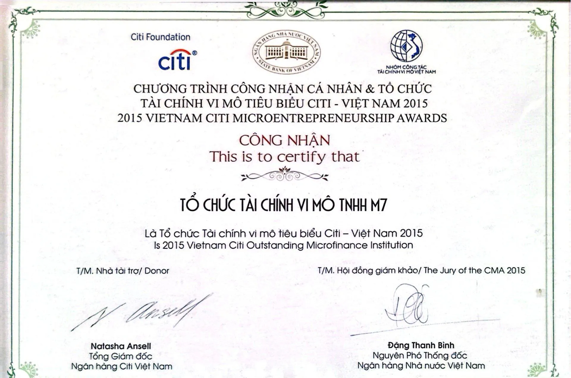 Chứng chỉ 2