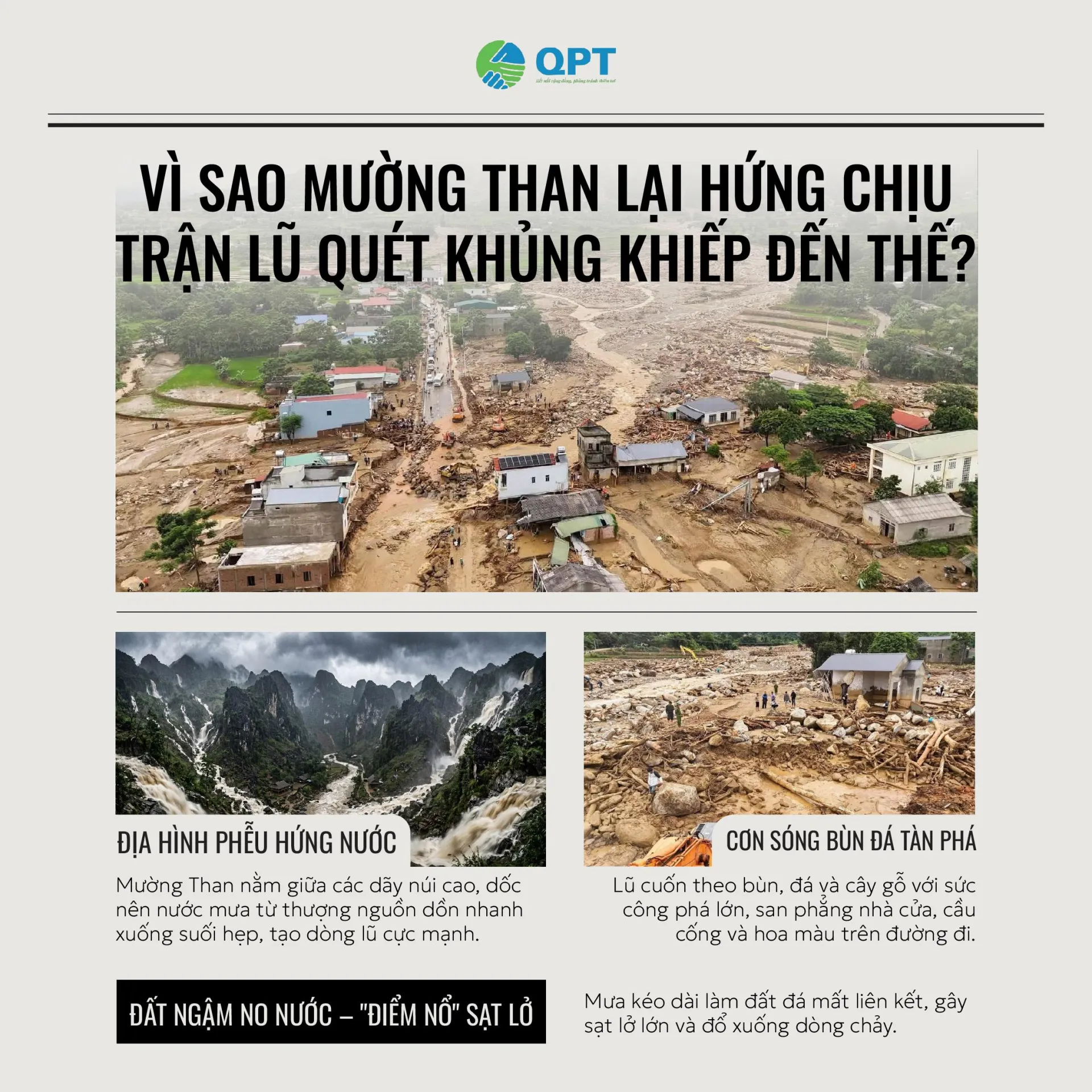 NGUYÊN NHÂN TRẬN LŨ QUÉT MƯỜNG THAN LAI CHÂU VÀ LỜI CẢNH BÁO THIÊN TAI