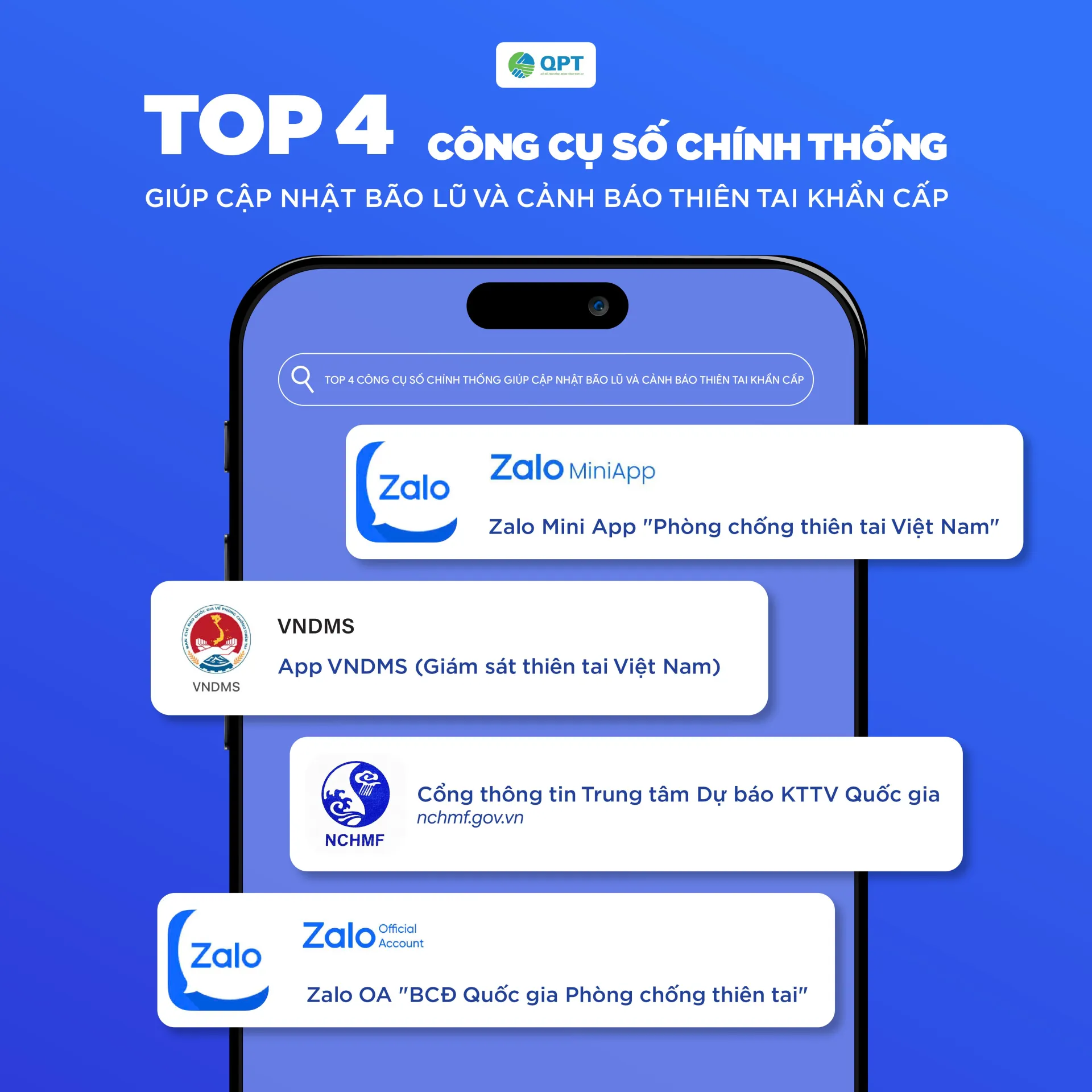 TOP 4 CÔNG CỤ SỐ CHÍNH THỐNG GIÚP CẬP NHẬT BÃO LŨ VÀ CẢNH BÁO THIÊN TAI KHẨN CẤP