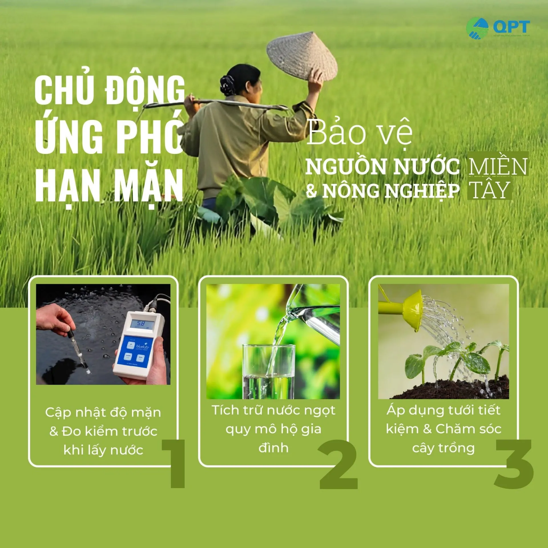 HẠN MẶN ĐỒNG BẰNG SÔNG CỬU LONG: 5 GIẢI PHÁP BẢO VỆ NGUỒN NƯỚC VÀ NÔNG NGHIỆP