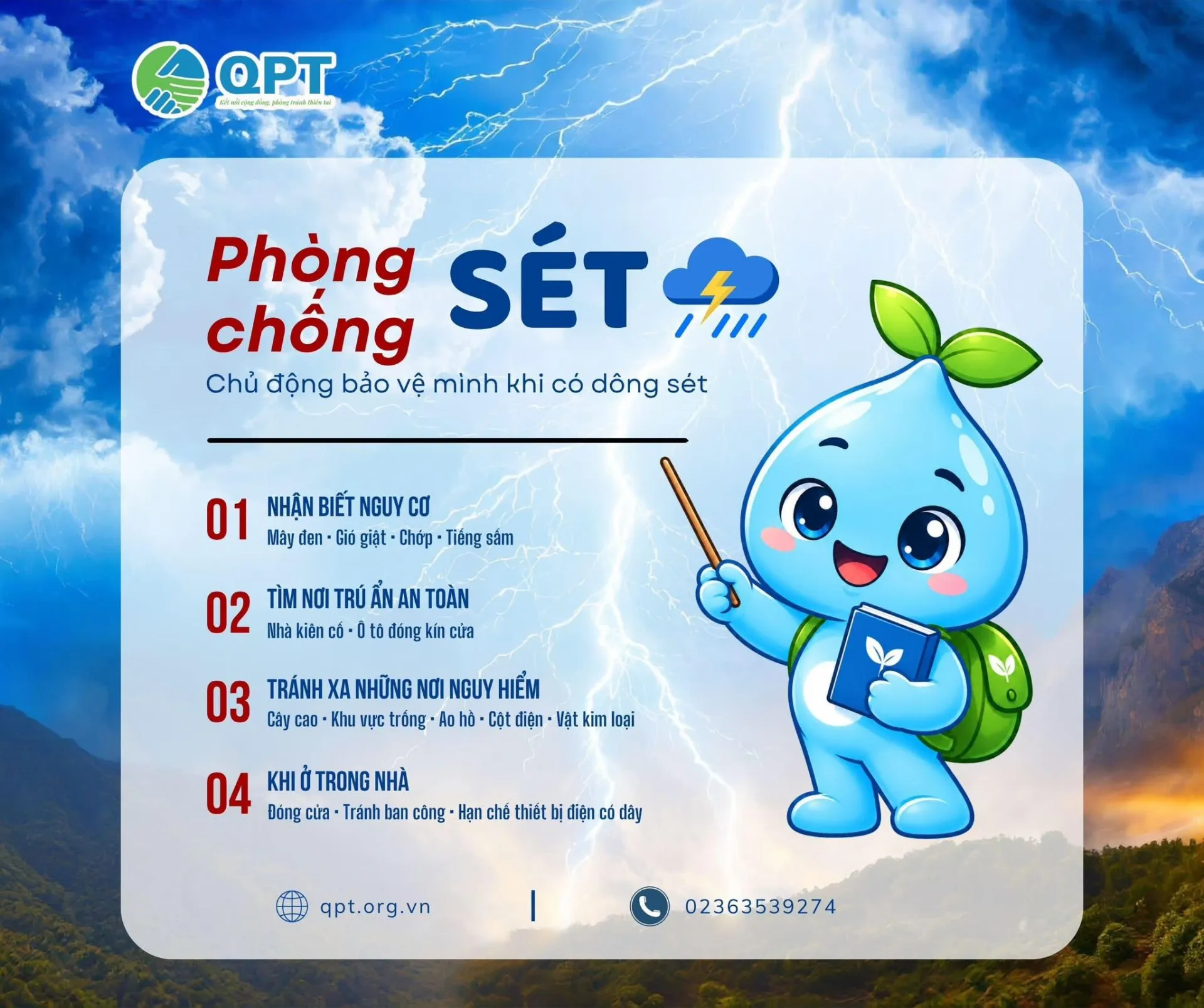 Sét trong mùa mưa bão: Nguy cơ, dấu hiệu nhận biết và cách phòng tránh an toàn