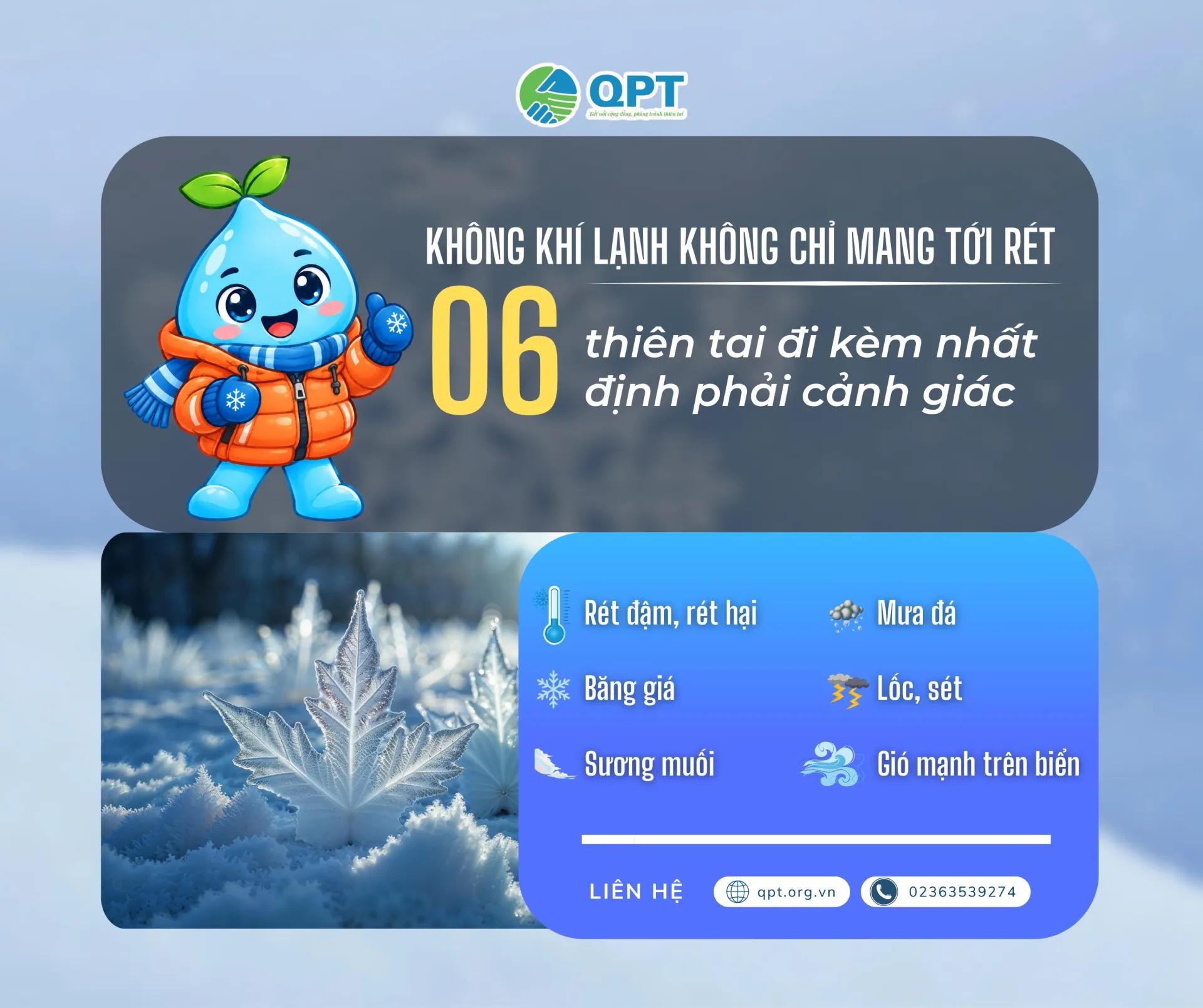 Không khí lạnh gây ra những thiên tai nào? 6 hiện tượng cần cảnh giác