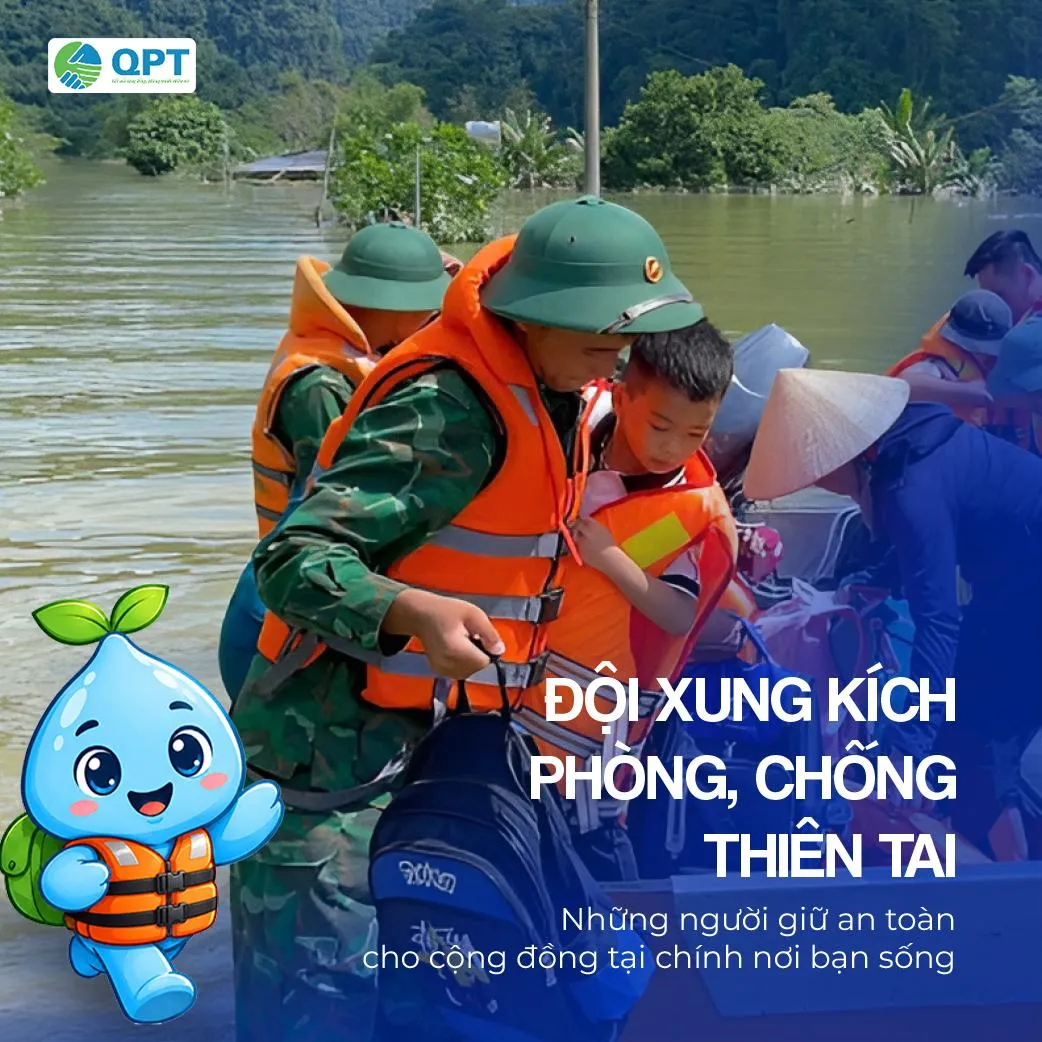 Đội xung kích phòng, chống thiên tai: Lực lượng bảo vệ cộng đồng tại cơ sở