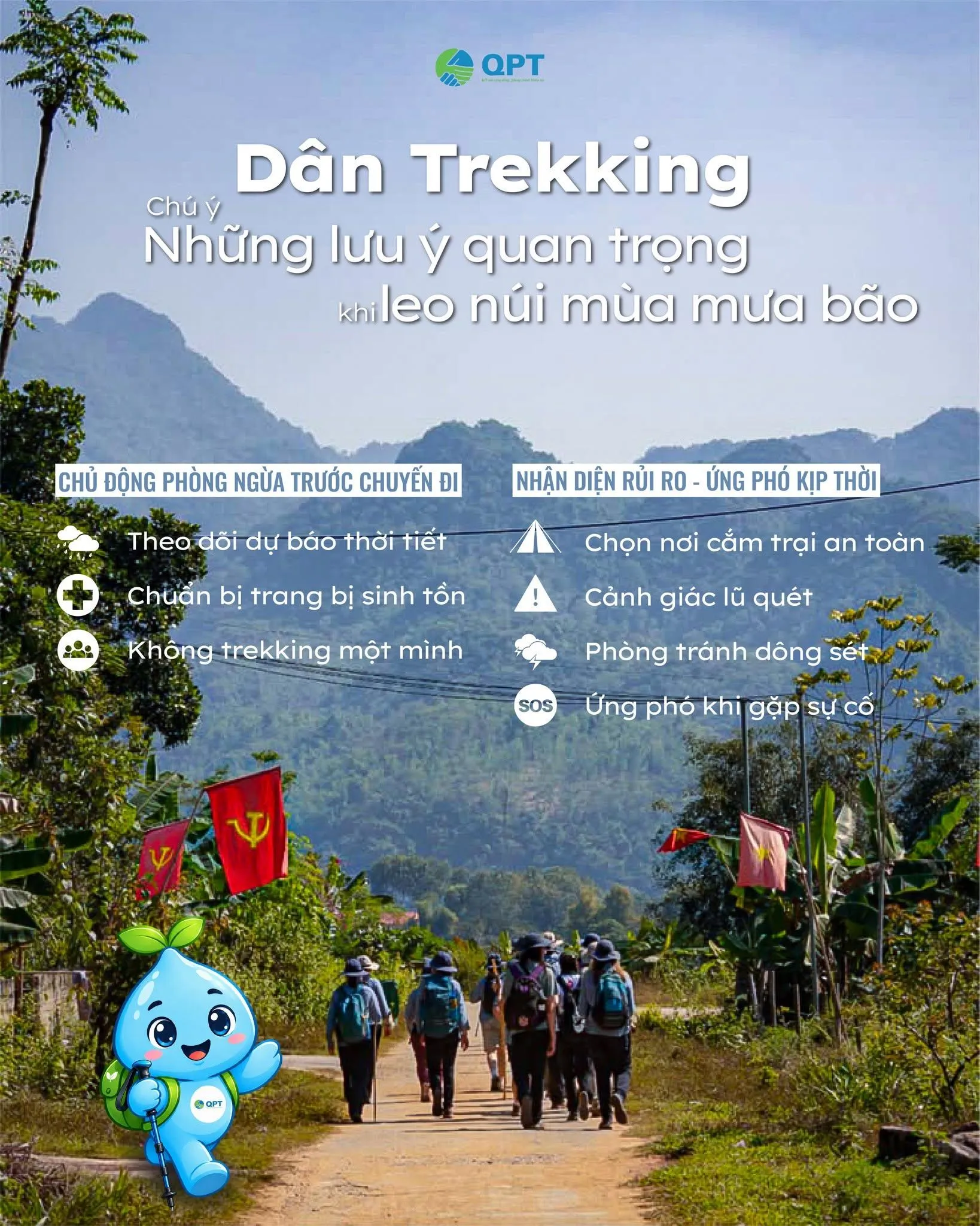 Trekking mùa mưa bão: 8 lưu ý an toàn khi leo núi, phòng tránh thiên tai