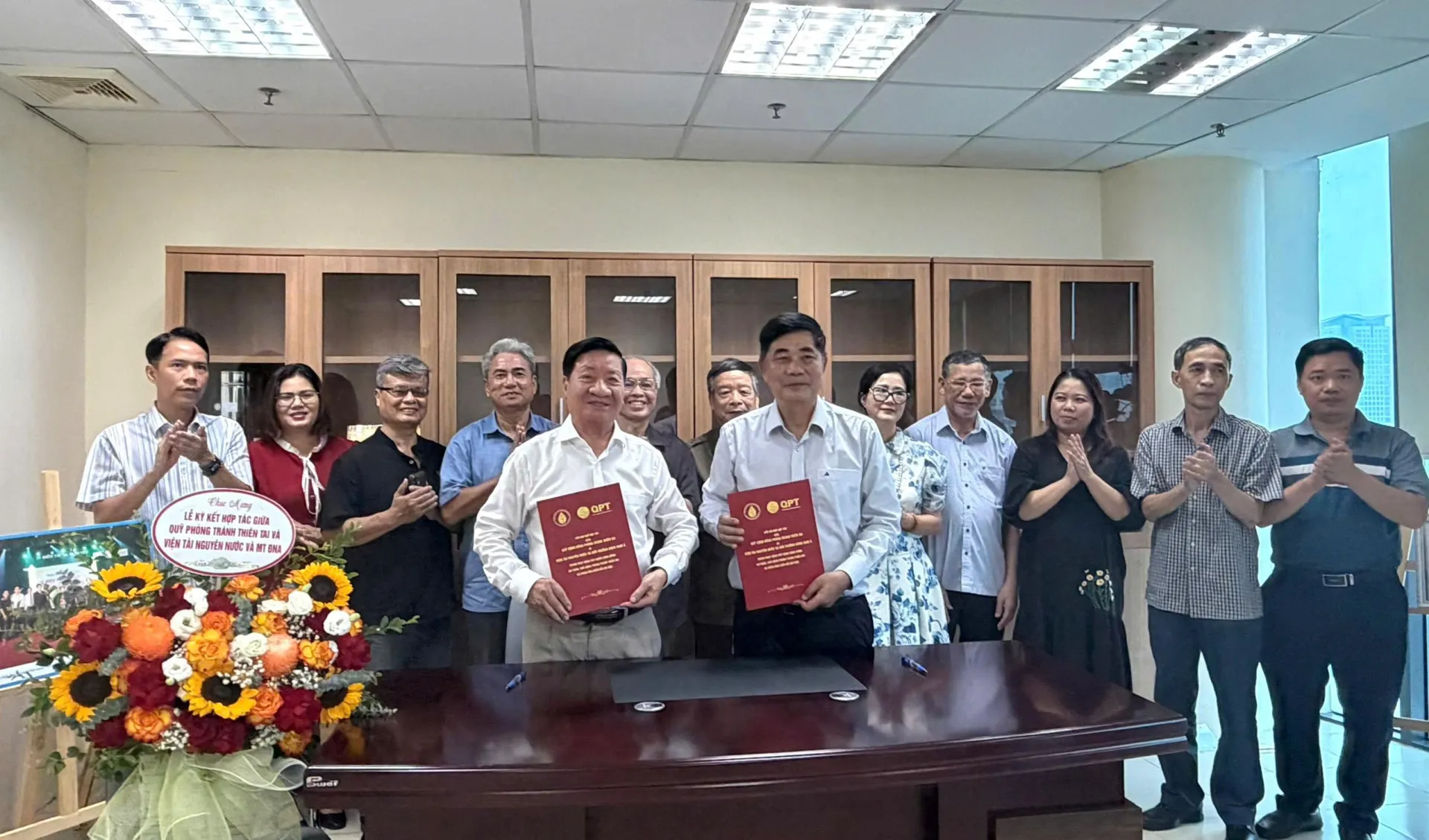 QPT VÀ SAIWRE KÝ KẾT HỢP TÁC TRONG LĨNH VỰC PHÒNG, CHỐNG THIÊN TAI