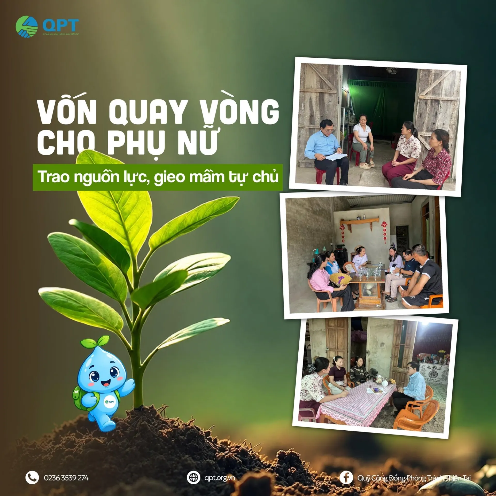 Vốn quay vòng cho phụ nữ nghèo: Phát triển sinh kế, chủ động phòng tránh thiên tai