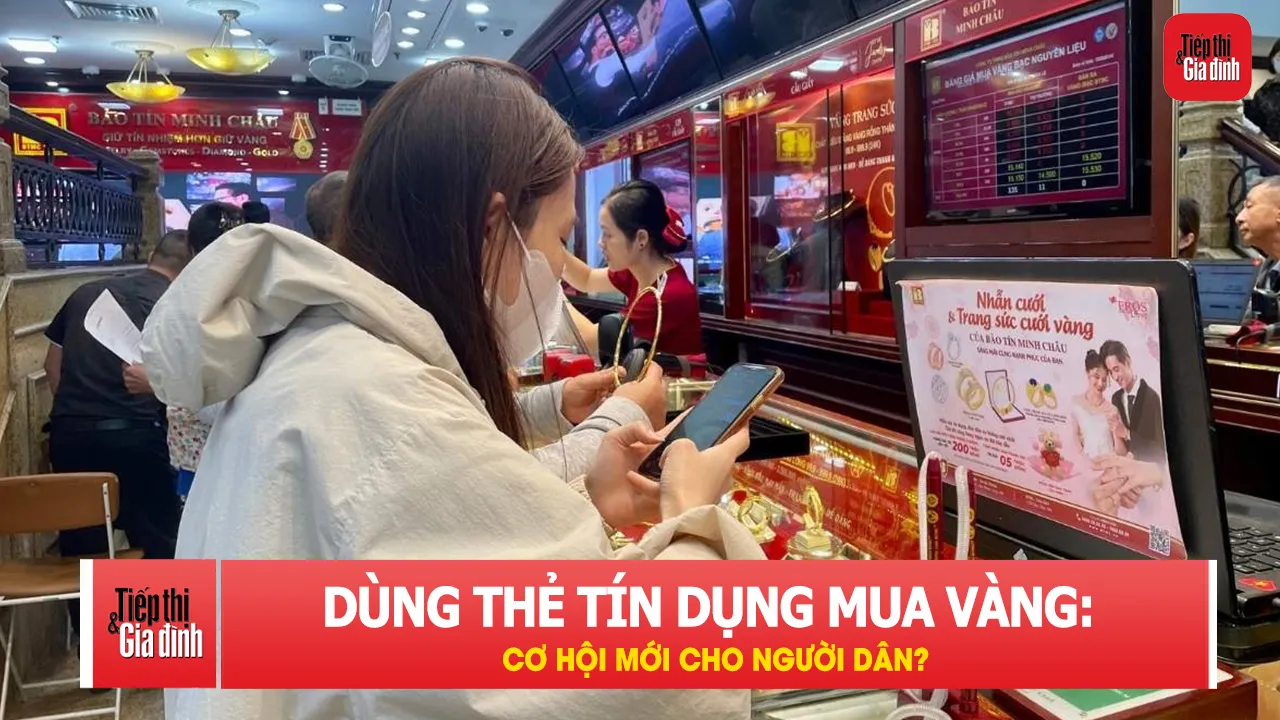 Mua vàng bằng thẻ tín dụng: Được hay không?