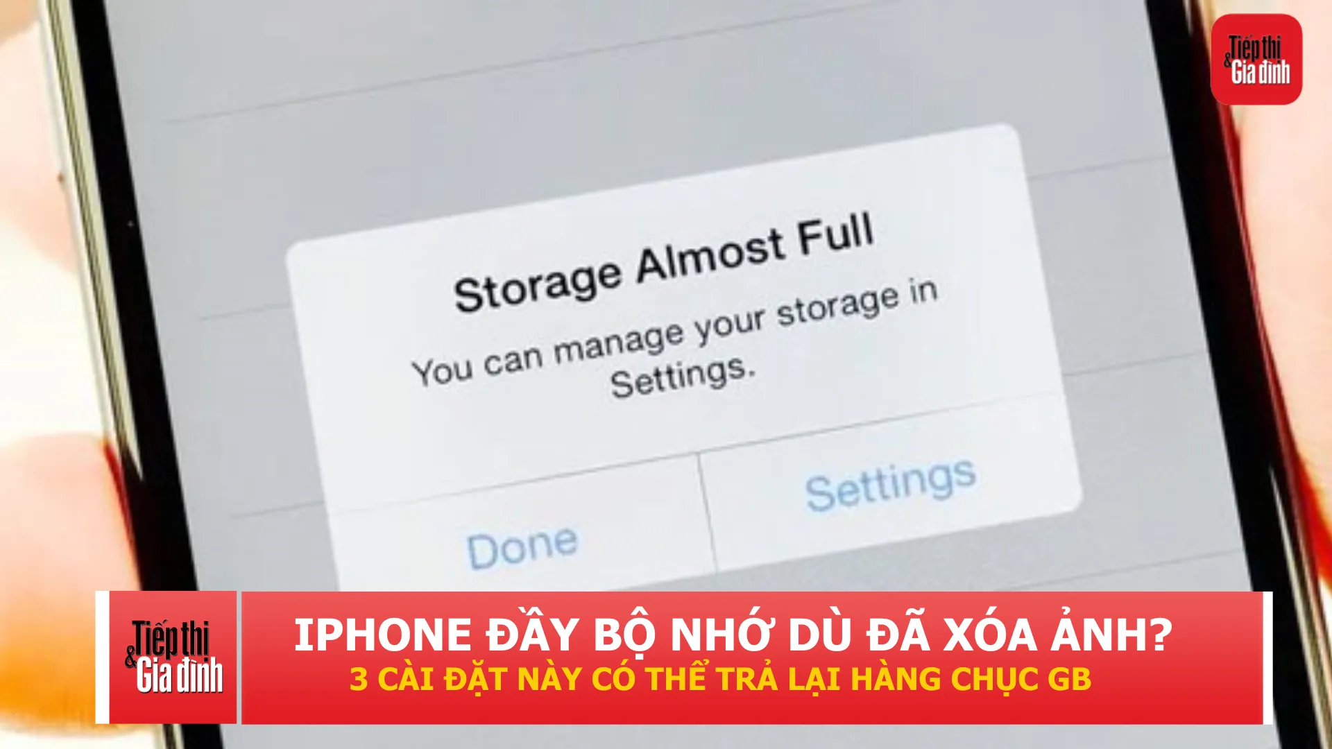 Dọn sạch hàng chục GB trên iPhone chỉ với 3 cài đặt nhiều người bỏ qua