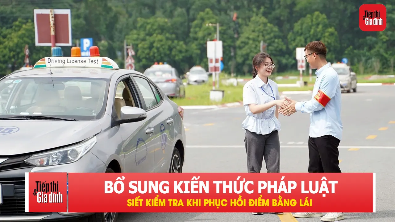 Đề xuất sửa quy định kiểm tra để phục hồi điểm giấy phép lái xe