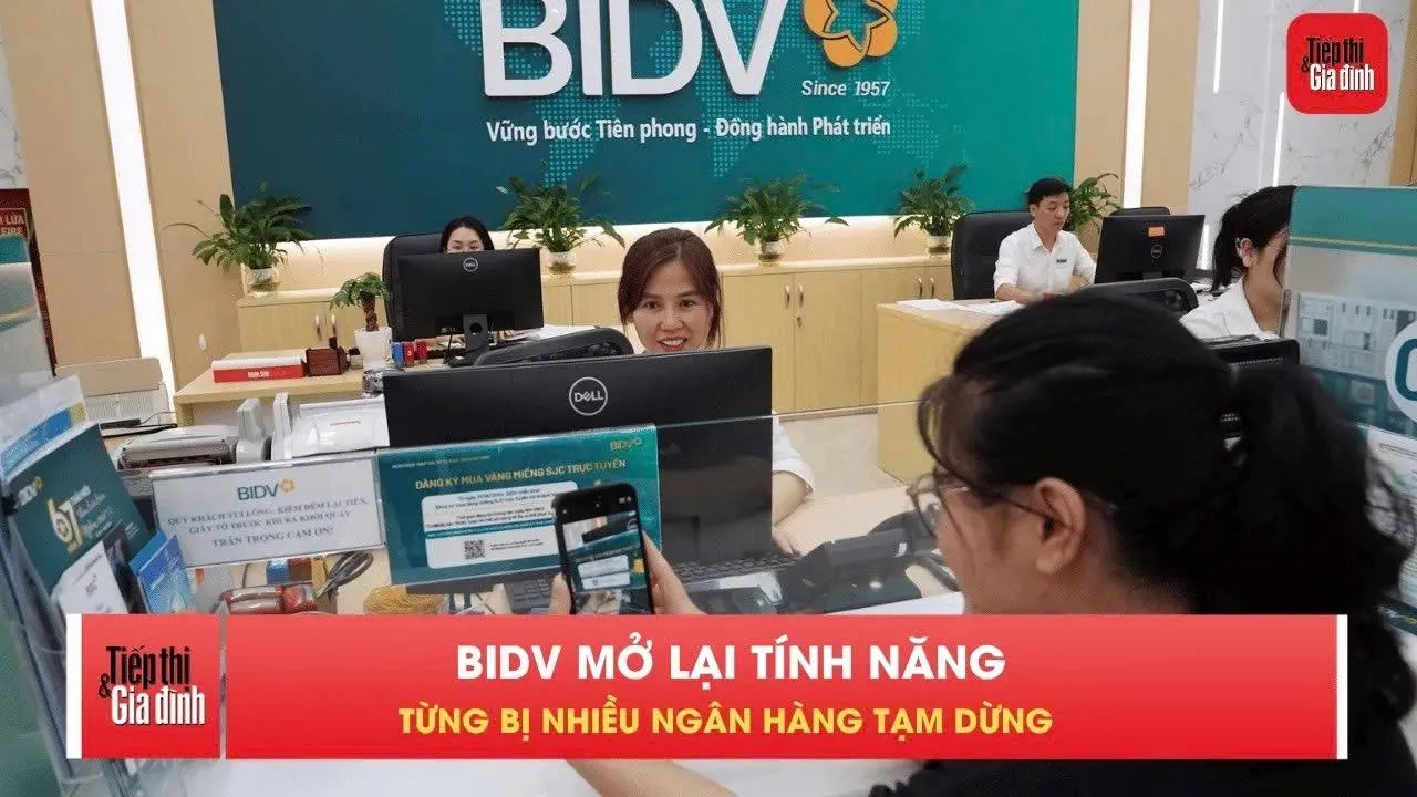 BIDV khôi phục tính năng chuyển tiền nhanh từ 500 triệu đồng