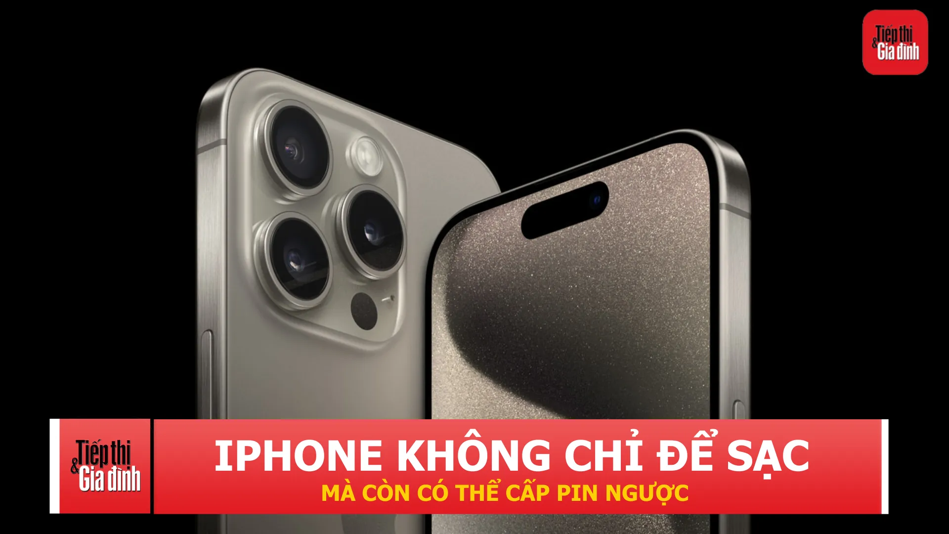 Ít ai biết iPhone có thể sạc cho 5 thiết bị này khi khẩn cấp
