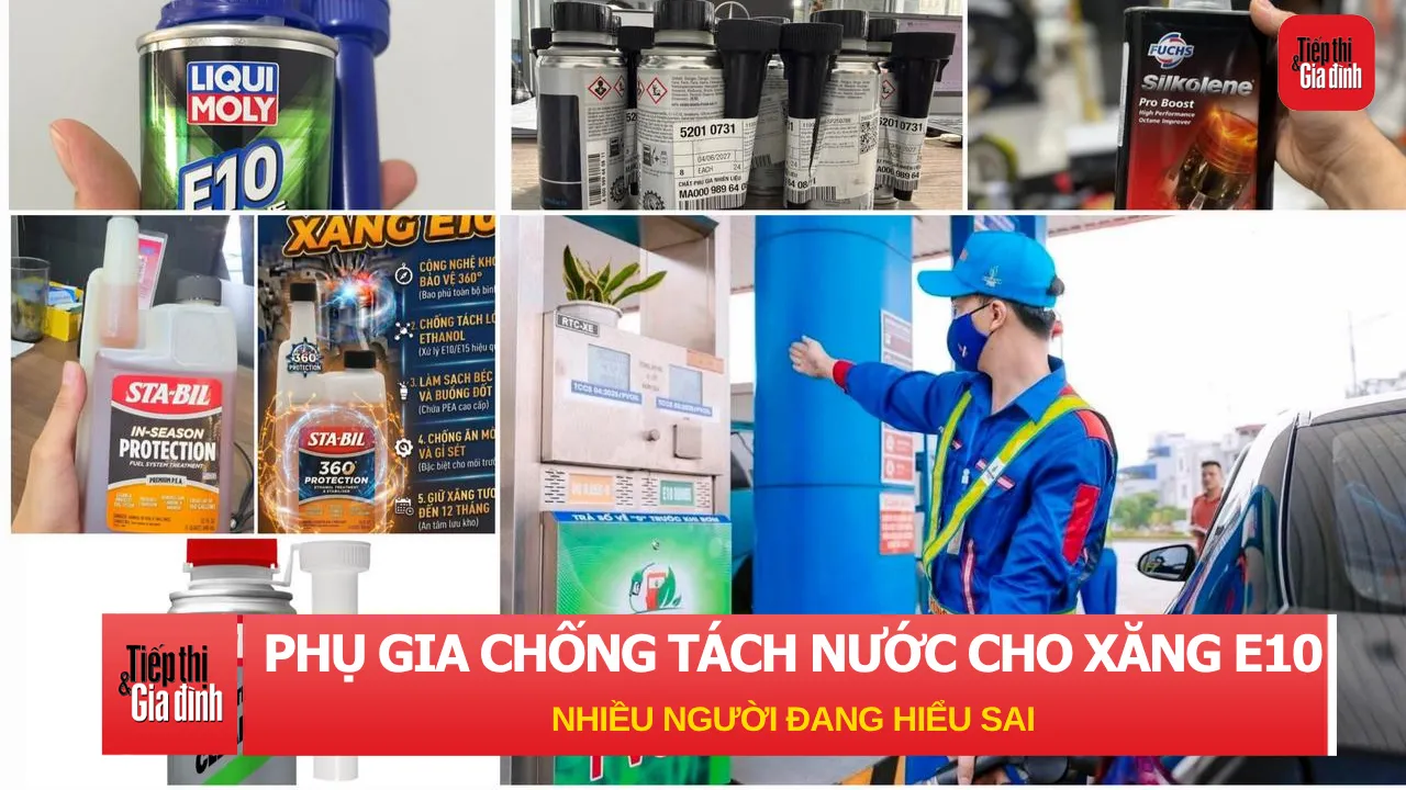 Nhiều người đang tốn tiền oan vì hiểu sai về phụ gia chống tách nước cho xăng E10