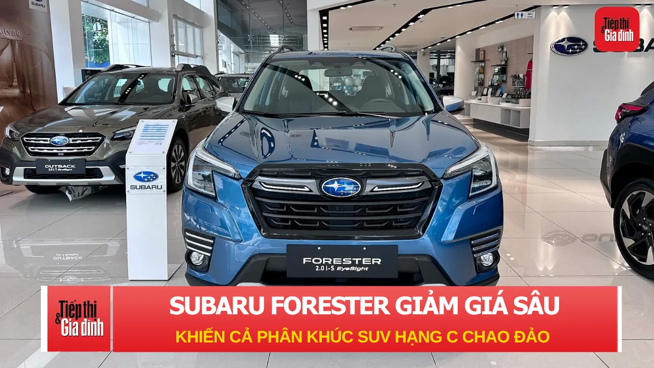 Subaru chơi lớn: Giảm giá sâu khiến cả phân khúc SUV hạng C chao đảo