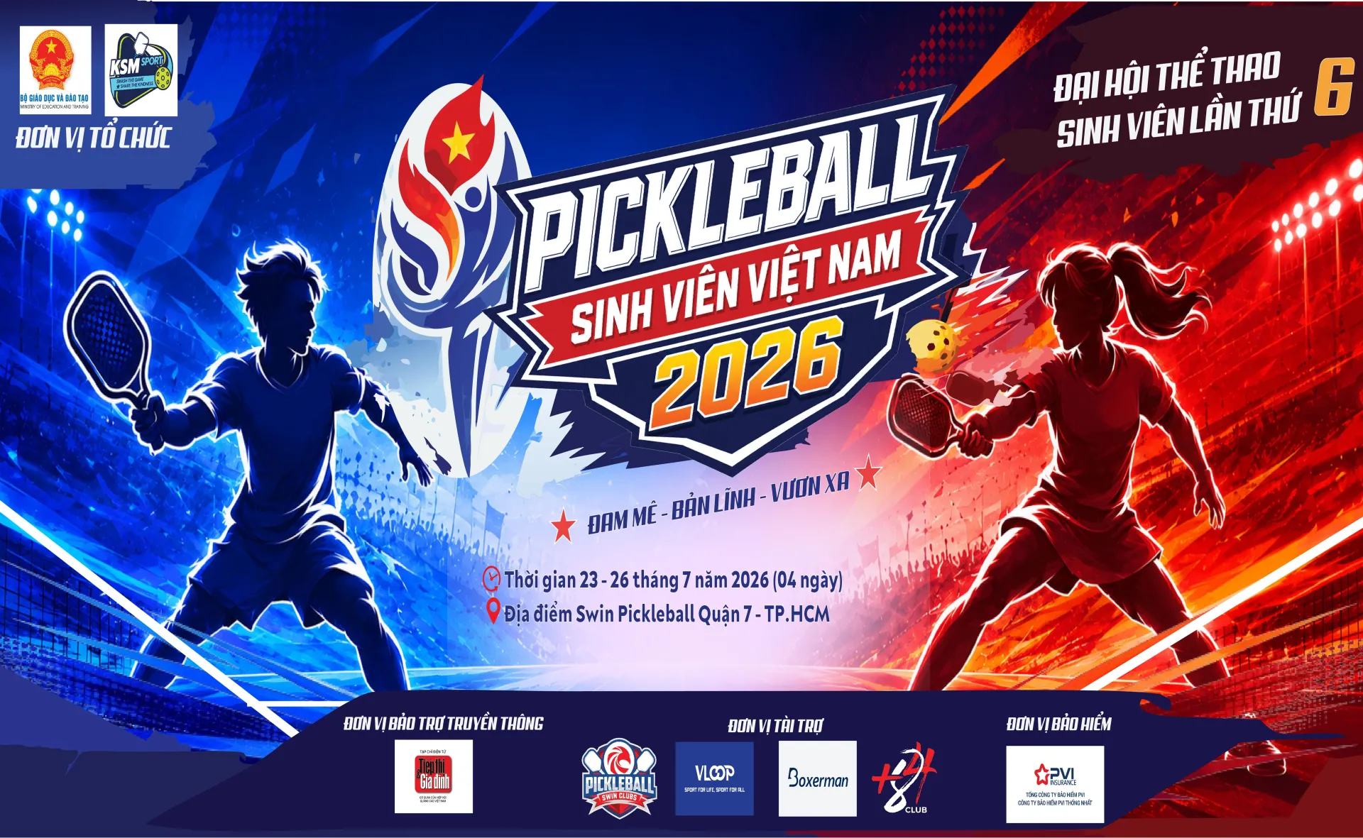 Bộ GD&ĐT tổ chức Giải Pickleball Sinh viên Việt Nam 2026: Cơ hội đồng hành chiến lược