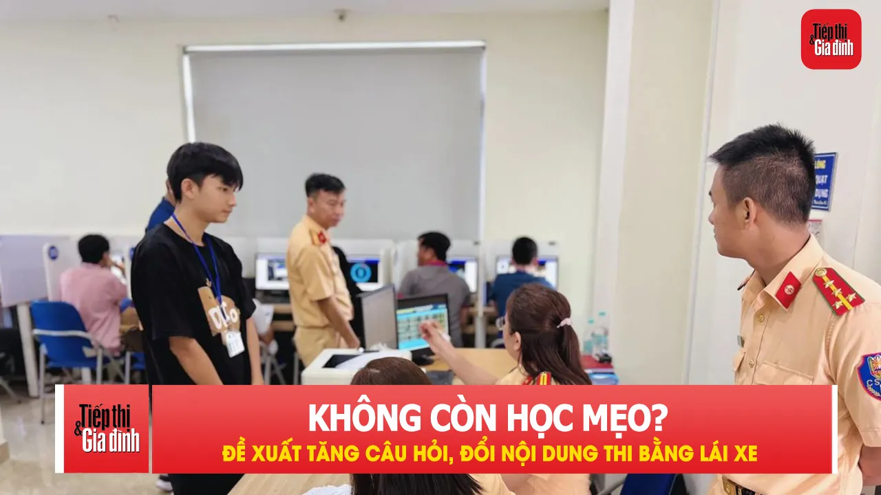 Đề xuất tăng gấp đôi số câu hỏi lý thuyết thi bằng lái xe