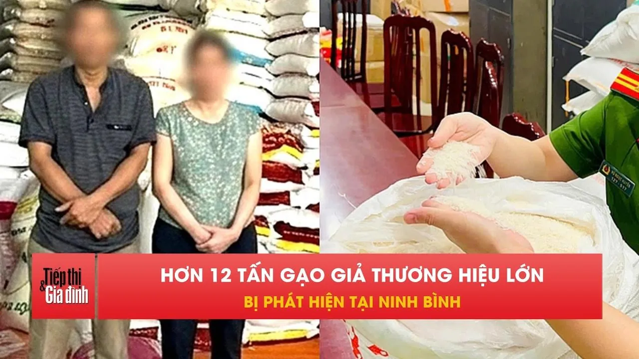 Đôi vợ chồng biến gạo thường thành gạo Séng Cù, ST25 giả