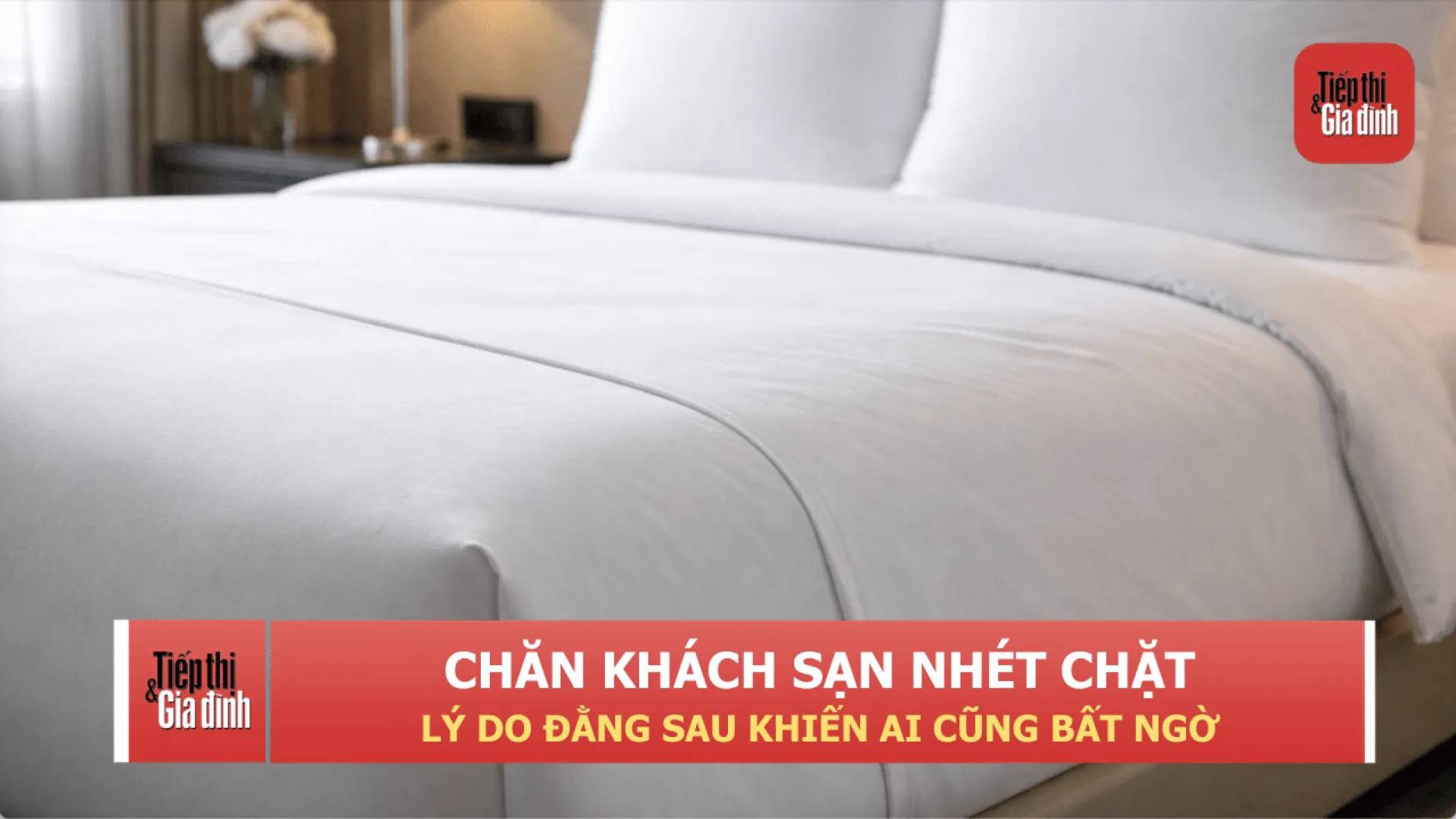 Vì sao chăn ở khách sạn thường nhét chặt vào đệm?