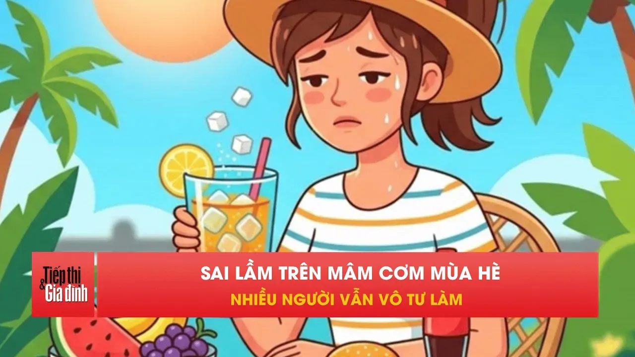 Những sai lầm ăn uống mùa hè khiến cơ thể dễ mệt mỏi