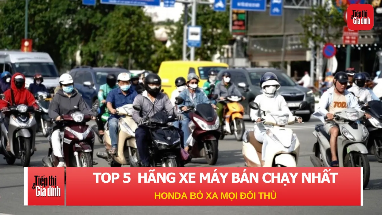 Top 5 hãng xe máy bán chạy nhất thế giới: Honda bỏ xa mọi đối thủ!