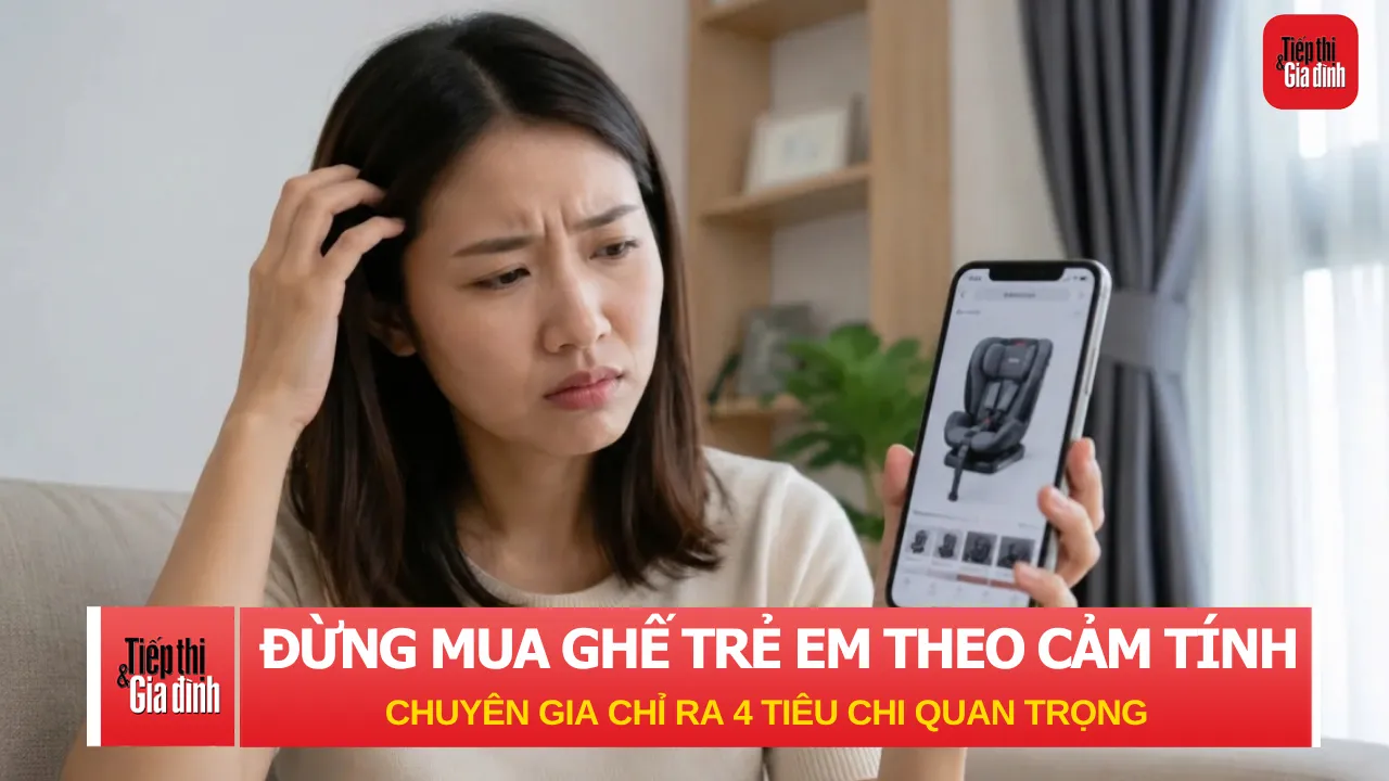 Đừng mua ghế trẻ em theo cảm tính: Chuyên gia chỉ ra 4 tiêu chí quan trọng