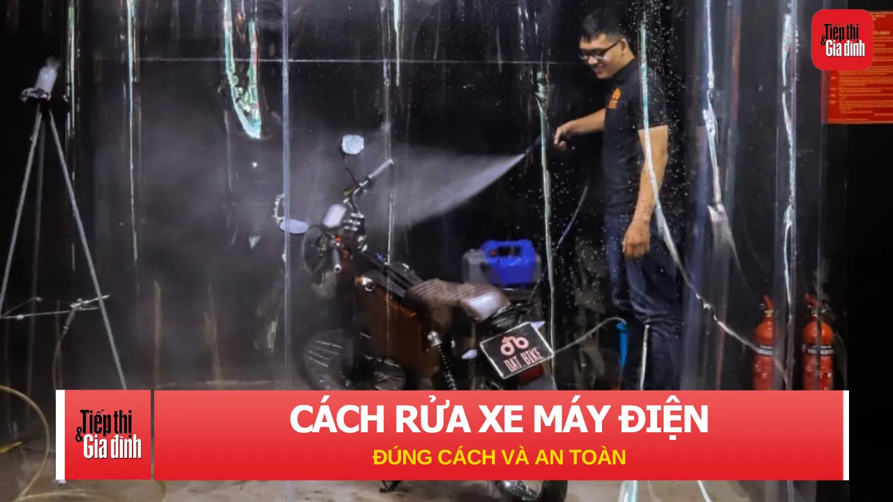 Đừng rửa xe máy điện theo cách này nếu không muốn hỏng pin và hệ thống điện