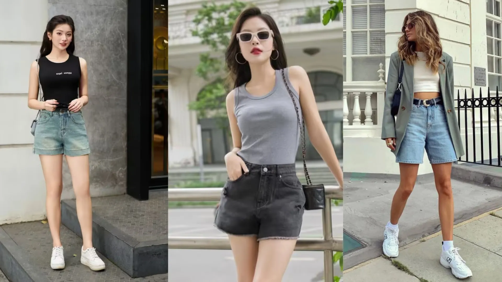 4 công thức phối quần đùi denim đang được fashionista yêu thích, đơn giản mà cực tôn dáng