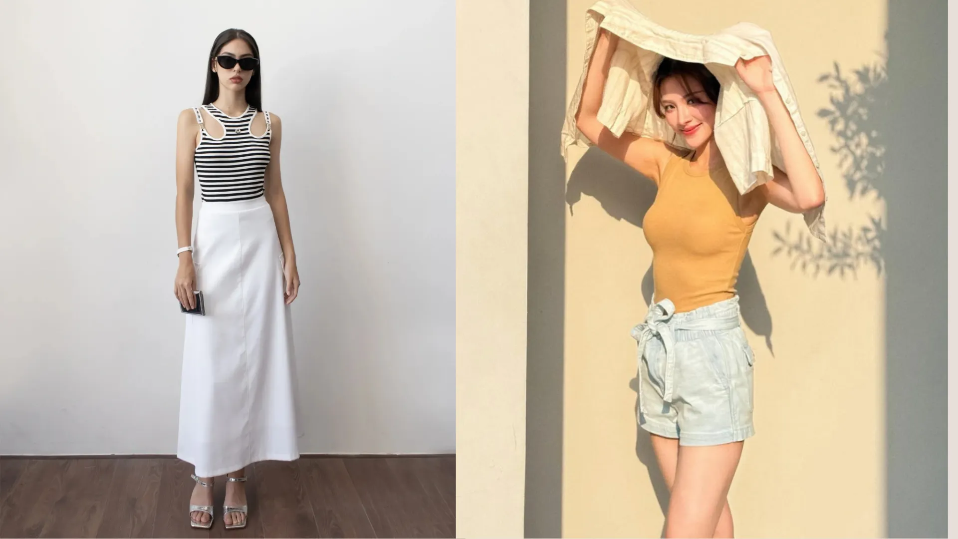 Một chiếc áo tank top, 5 công thức phối đồ giúp mặc đẹp từ đi làm đến đi chơi
