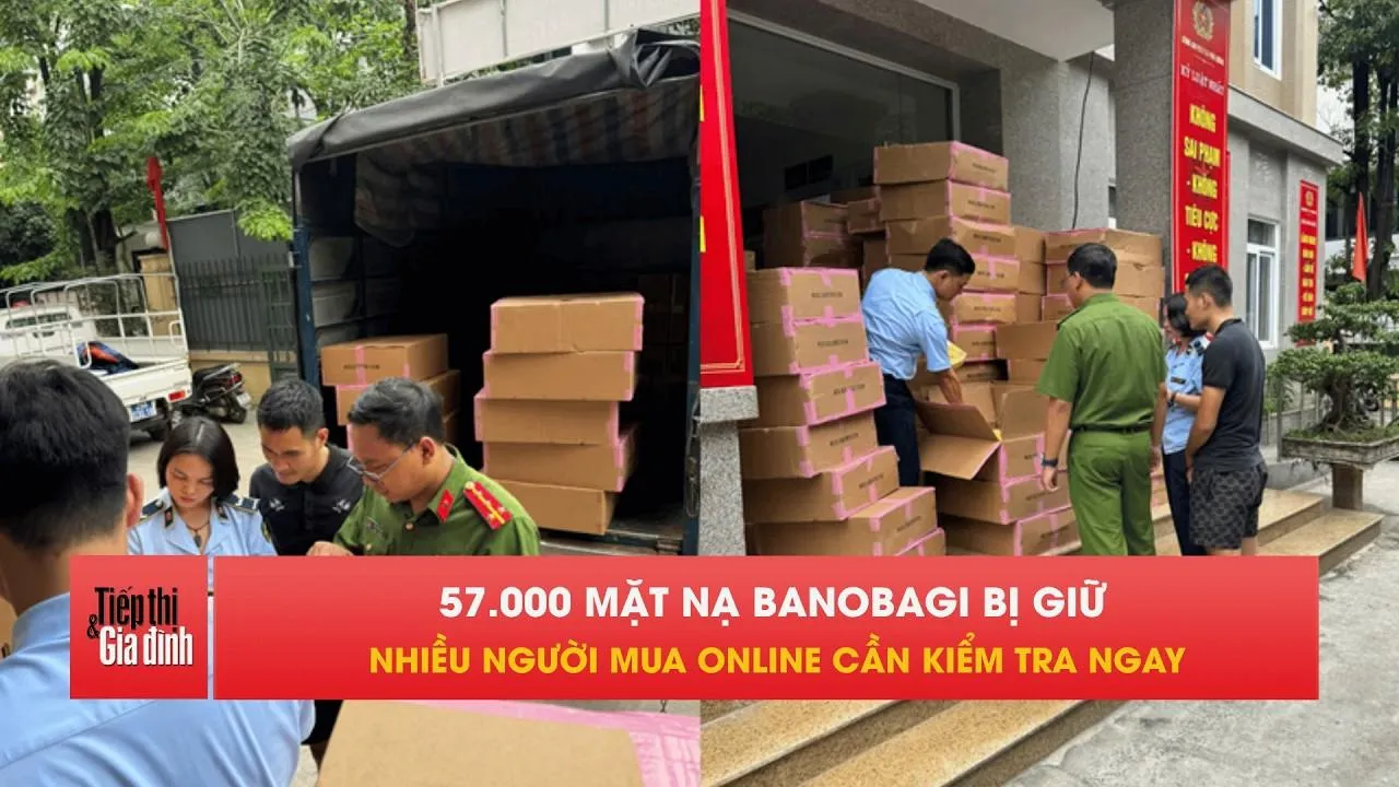 Hà Nội phát hiện 57.000 mặt nạ BANOBAGI nghi giả