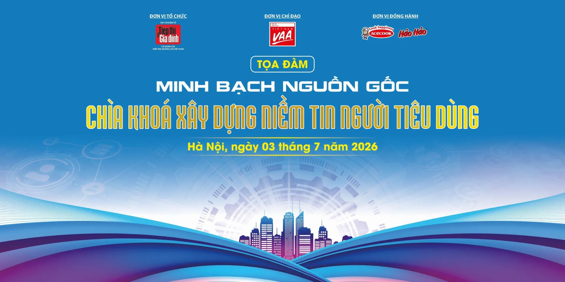 Sắp diễn ra tọa đàm 'Minh bạch nguồn gốc - Chìa khóa xây dựng niềm tin người tiêu dùng'